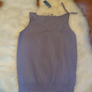 Smart set asymmetrical blue tank M